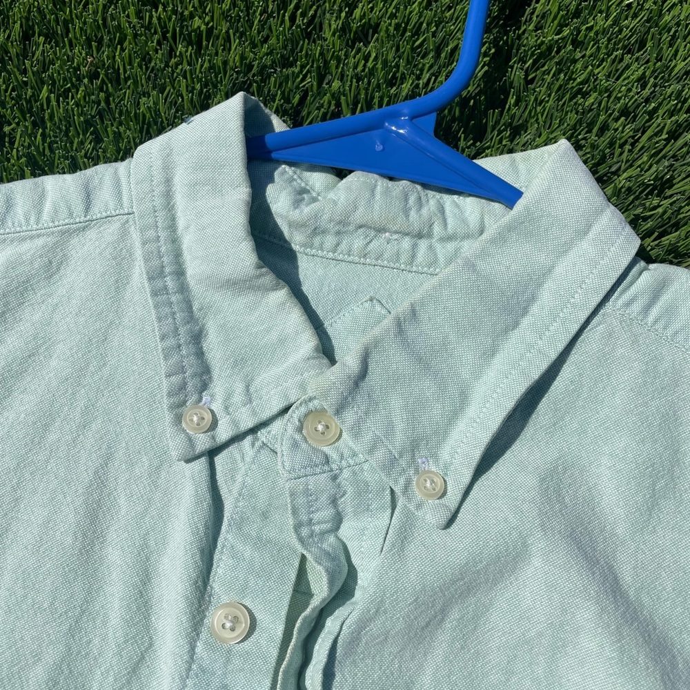 Light Green Button Up - Picture 3 of 6